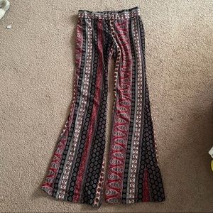 Flared yoga leggings